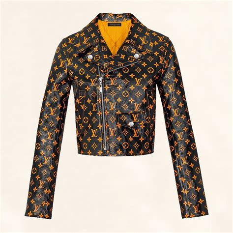 lv womens jacket|louis vuitton men's leather jacket.